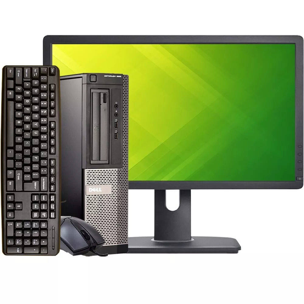 Dell Desktop Computer i5 PC SFF Up To 16GB RAM 2TB HD/SSD 24in Windows 10 Pro
