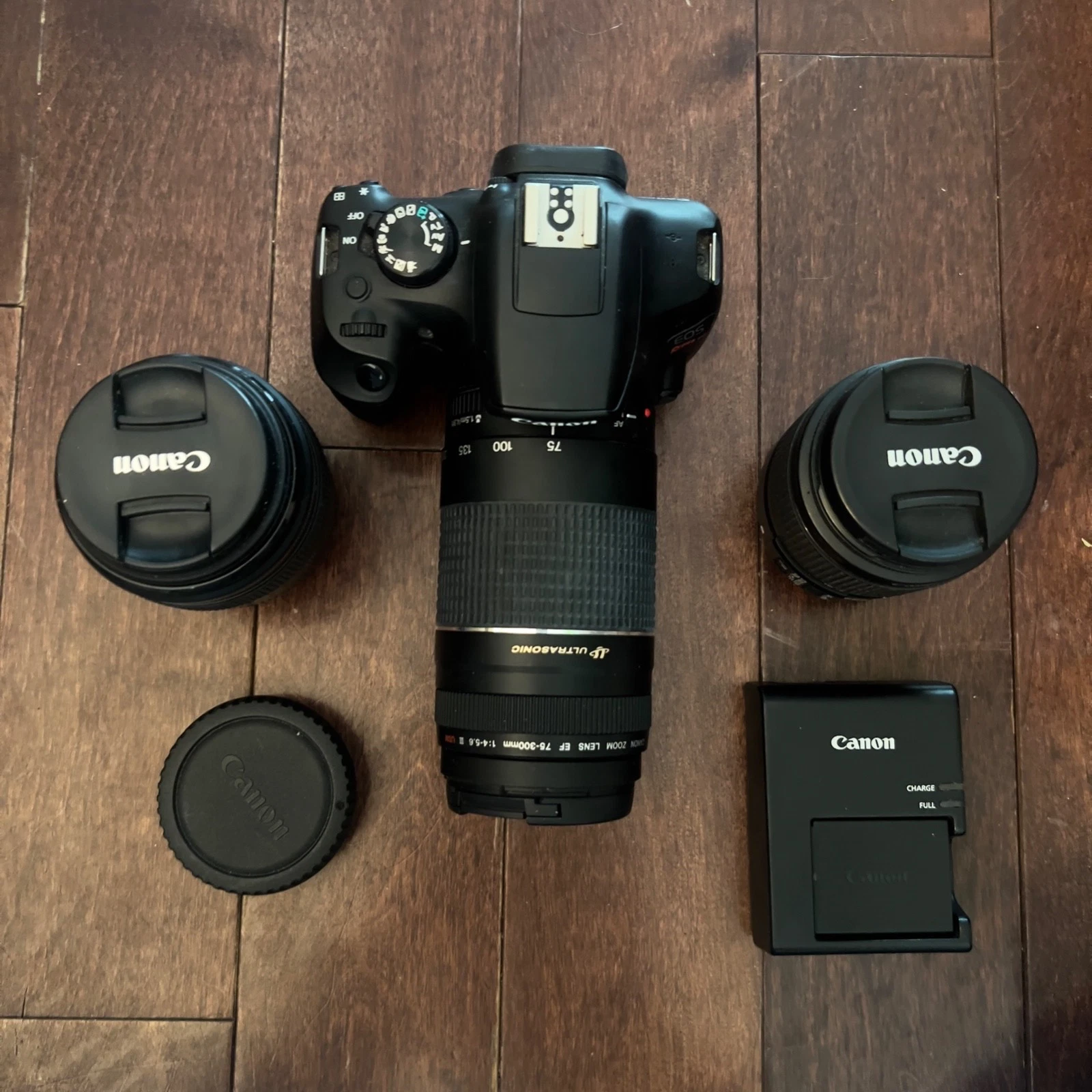 Canon EOS Rebel T6 DSLR Camera & 18-55mm Lens - Black With 3 lenses - Image 3